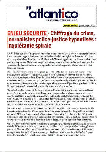 ENJEU SÉCURITÉ – Chiffrage du crime, journalistes police-justice hypnotisés : inquiétante spirale